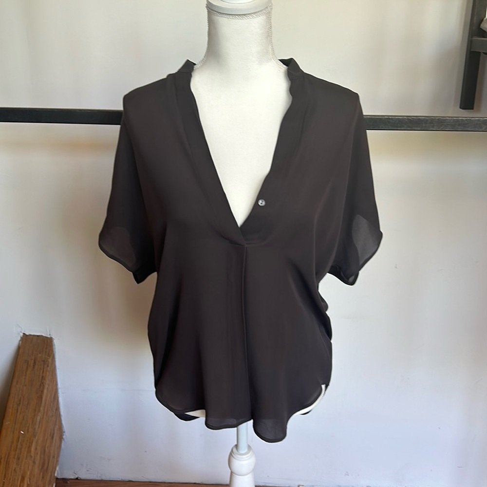 Vince Drape silk blouse